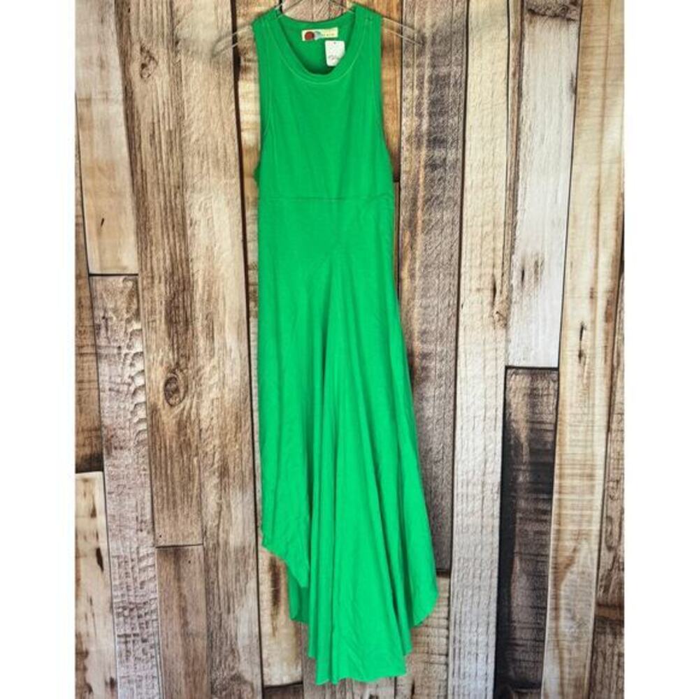 Free People Racerback sleeveless beach dress, Green, NWT, Large